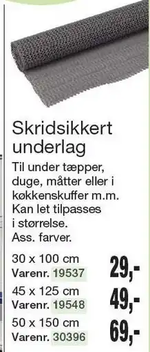 Harald Nyborg Skridsikkert underlag tilbud