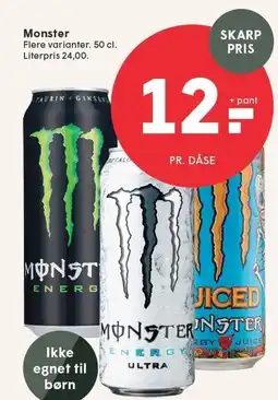 SPAR Monster tilbud