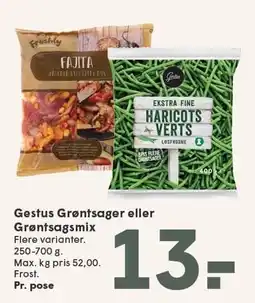 SPAR Gestus Grøntsager eller Grøntsagsmix tilbud