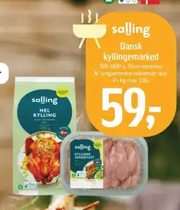 Føtex SALLING Dansk kyllingemarked tilbud