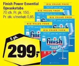 Calle Finish Power Essential Opvasketabs - 5 pk tilbud