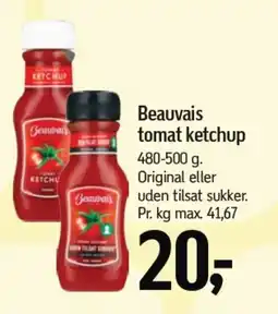 Føtex BEAUVAIS tomat ketchup tilbud