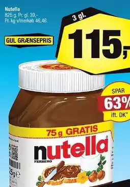 Calle Nutella - 3 gl tilbud