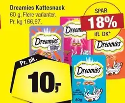 Calle Dreamies Kattesnacks tilbud