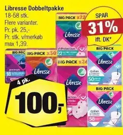 Calle Libresse Dobbeltpakke - 4 pk tilbud