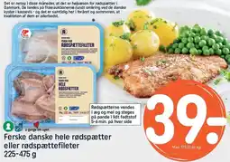 REMA 1000 REMA 1000 Ferske danske hele rødspætter eller rødspættefileter tilbud