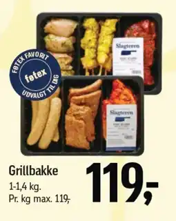 Føtex SLAGTEREN Grillbakke tilbud