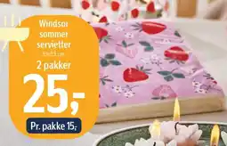 Føtex Windsor sommer servietter tilbud