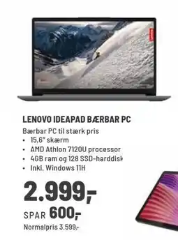Panasonic Center LANOVO IDEAPAD BÆRBAR PC tilbud