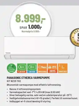 Panasonic Center PANASONIC ETHEREA VARMEPUMPE tilbud