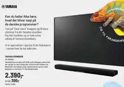 Panasonic Center YAMAHA SOUNDBAR tilbud
