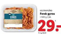 Lidl VILSTRUPGÅRD Fersk gyros tilbud