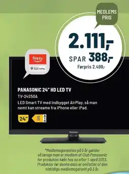 Panasonic Center PANASONIC 24'' HD LED TV tilbud