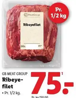 Lidl GB MEAT GROUP Ribeyefilet tilbud