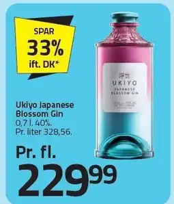 Fleggaard Ukiyo Japanese Blossom Gin tilbud