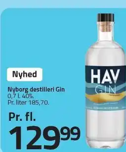 Fleggaard Nyborg destilleri Gin tilbud