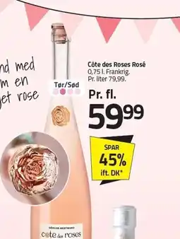 Fleggaard Cóte des Roses Rose tilbud