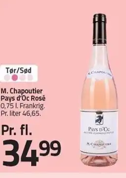 Fleggaard M. Chapoutier Pays d'Oc Rosé tilbud