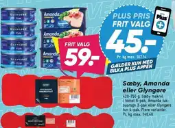Bilka Sæby, Amanda eller Glyngøre 420-750 g tilbud