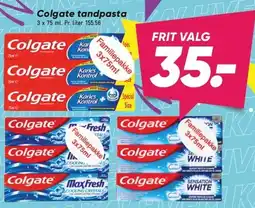 Bilka Colgate tandpasta 3 x 75 ml tilbud