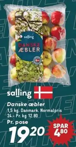 Bilka salling Danske æbler 1,5 kg tilbud
