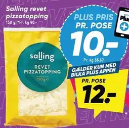 Bilka Salling revet pizzatopping tilbud