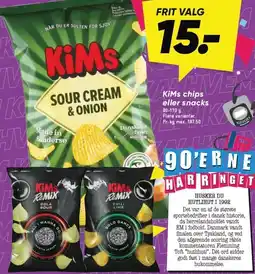 Bilka KiMs chips eller snacks tilbud
