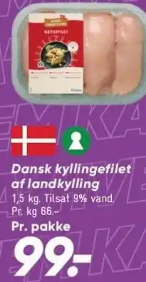 Bilka DANSK LANDKYLLING Dansk kyllingefilet af landkylling tilbud