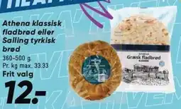 Bilka Athena klassisk fladbrød eller Salling tyrkisk brød tilbud