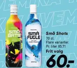 Bilka Små Shots tilbud