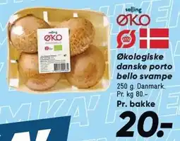 Bilka SALLING ØKO Økologiske danske porto bello svampe tilbud
