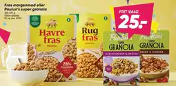 Bilka Fras morgenmad eller Paulun's super granola tilbud