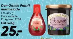 Bilka Den Gamle Fabrik marmelade tilbud