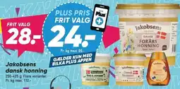 Bilka Jakobsens dansk honning tilbud