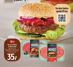 Føtex DANISH CROWN Burger BOOST af dansk kød tilbud