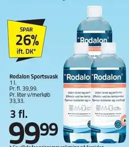 Fleggaard Rodalon Sportsvask - 3 fl tilbud