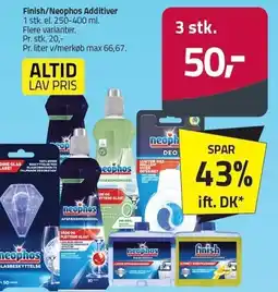 Fleggaard Finish/Neophos Additiver - 3 stk tilbud