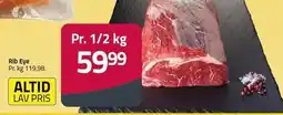Fleggaard Rib Eye Pr. 1/2 kg tilbud