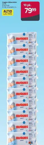 Fleggaard Huggies Vådservietter - 10 pk tilbud
