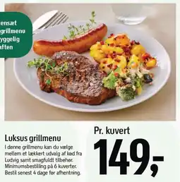 Føtex Luksus grillmenu tilbud