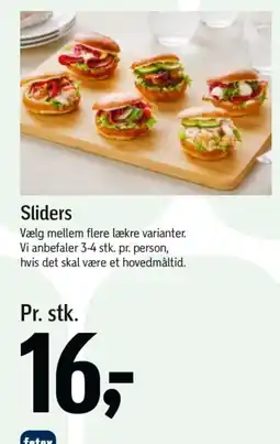 Føtex Sliders tilbud