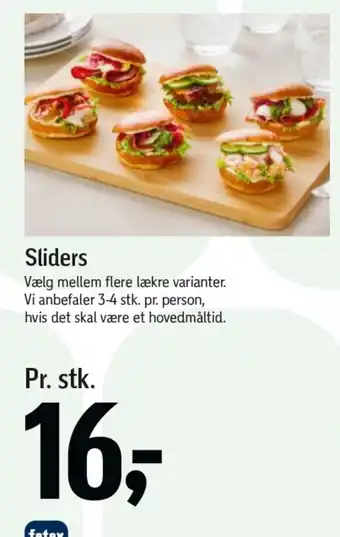 Føtex Sliders tilbud