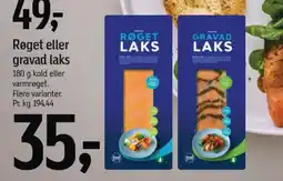 Føtex Røget eller gravad laks tilbud