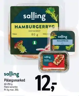 Føtex SALLING Pålægsmarked tilbud