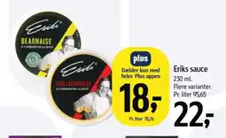 Føtex ERIKS sauce tilbud