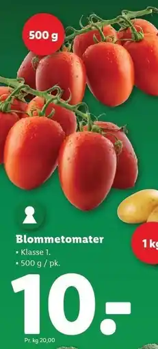 Lidl Blommetomater tilbud