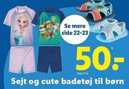 Lidl Sejt og cute badetøj til børn tilbud