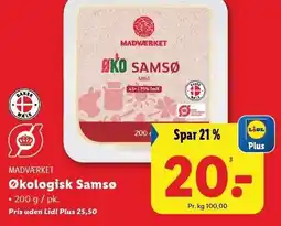 Lidl MADVÆRKET Økologisk Samsø tilbud