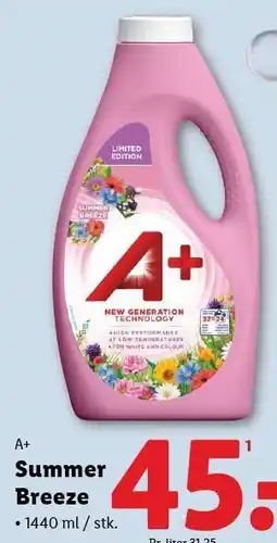 Lidl A+ Summer Breeze tilbud