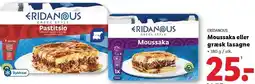 Lidl ERIDANOUS Moussaka eller græsk lasagne tilbud